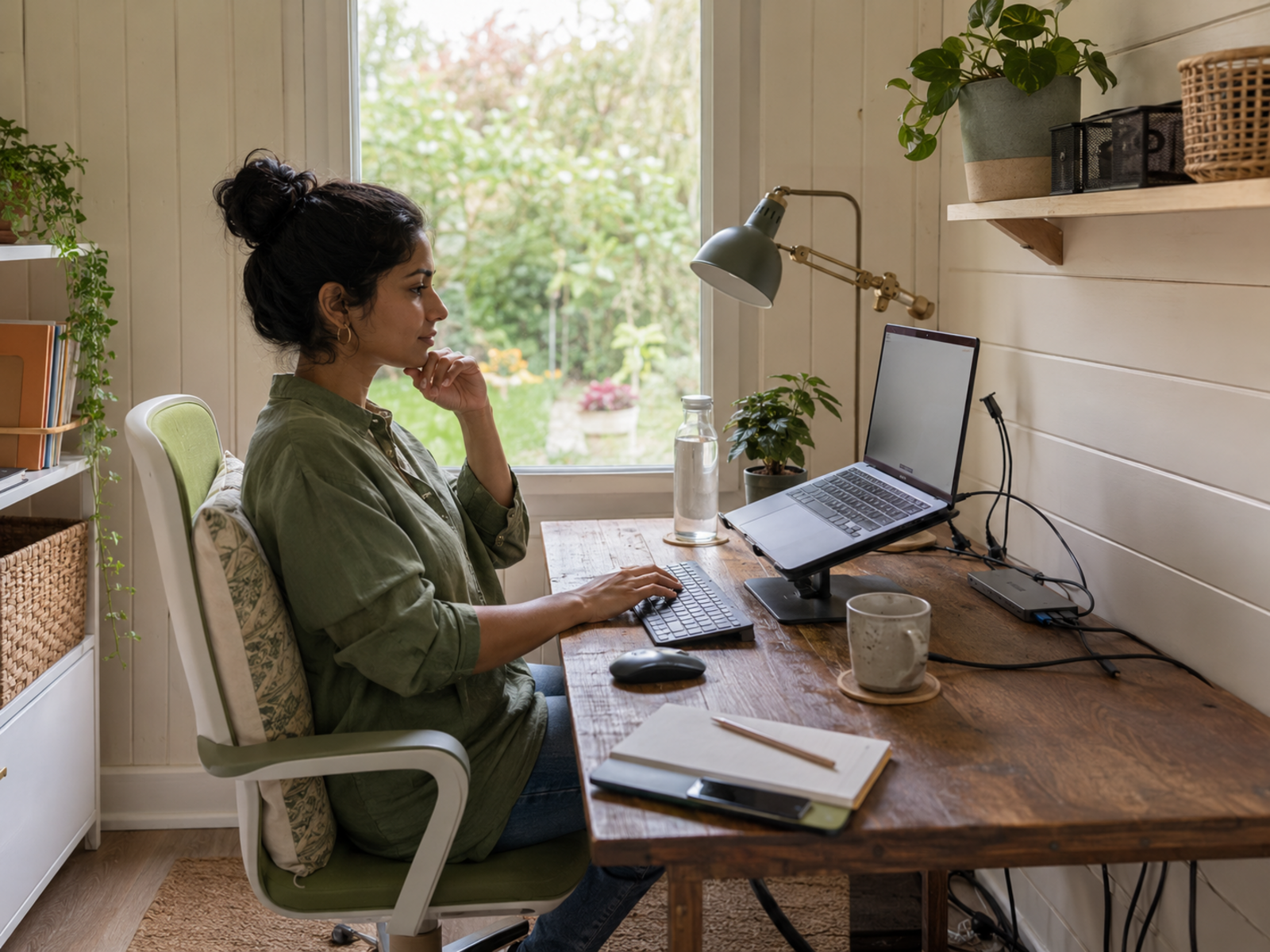 How To Create A Budget Garden Office