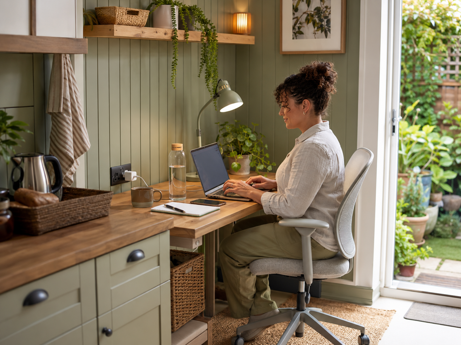 How To Create A Budget Garden Office