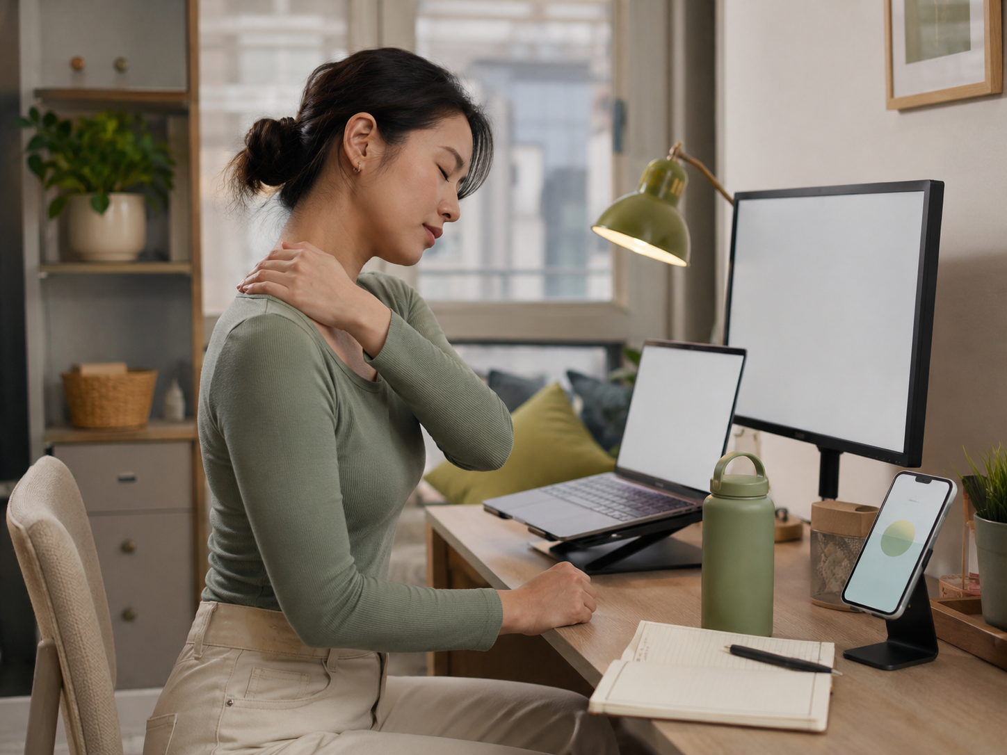 How To Reduce Neck And Shoulder Tension At Your Desk