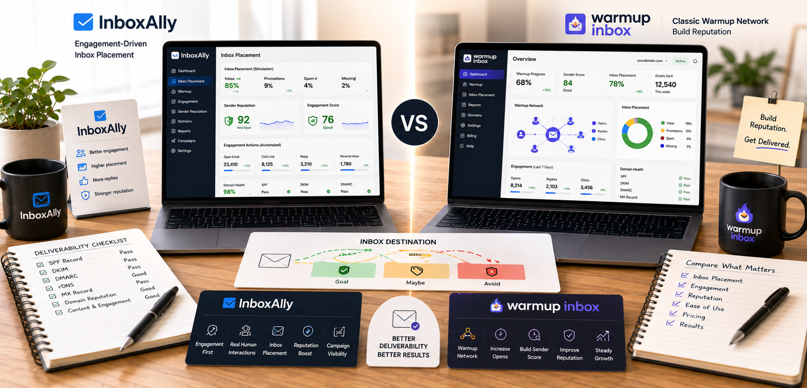 Inboxally Vs Warmup Inbox
