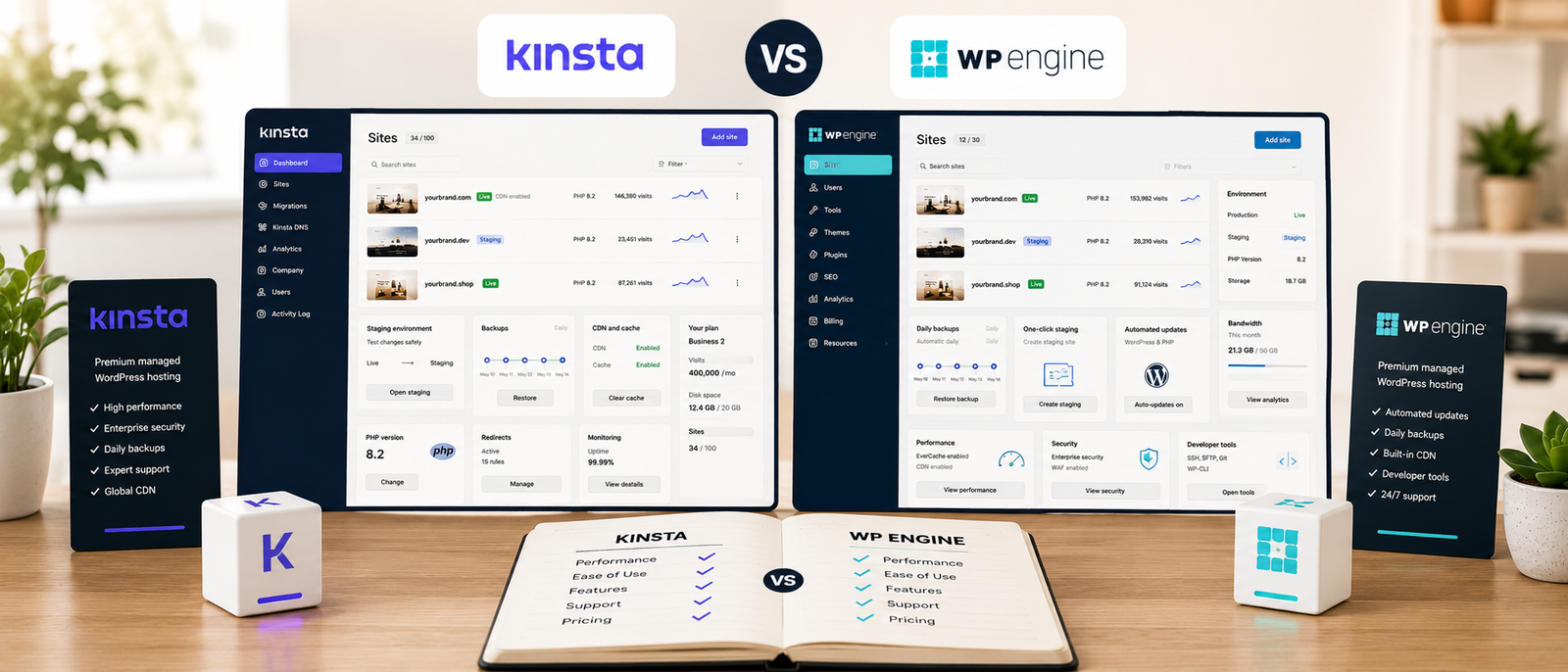 Kinsta Vs Wp Engine