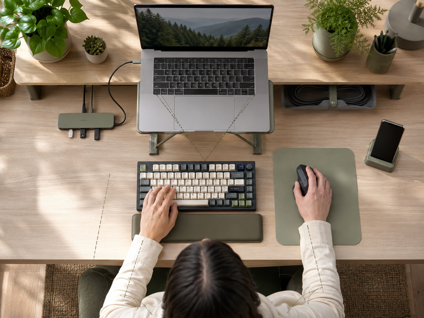 Laptop Stands Keyboards And Mouse Setup For Better Posture