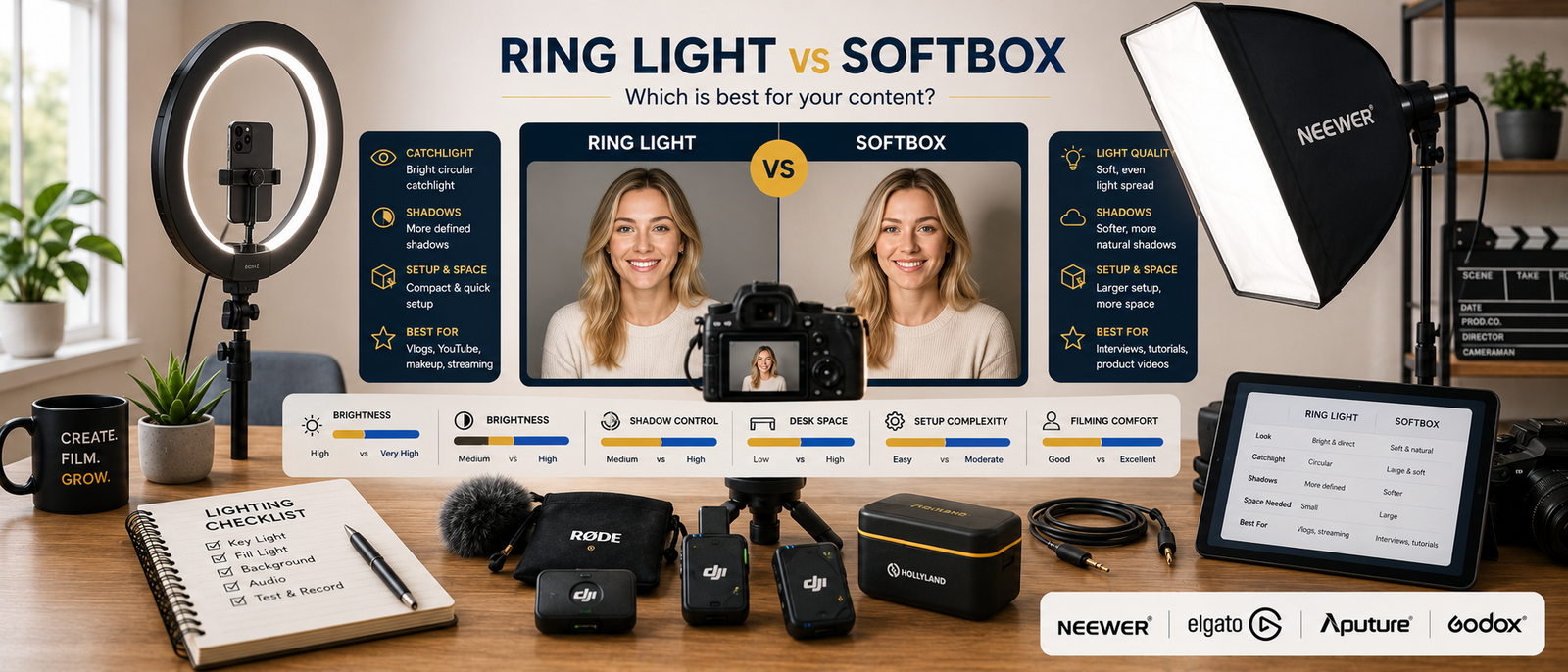 Ring Light Vs Softbox