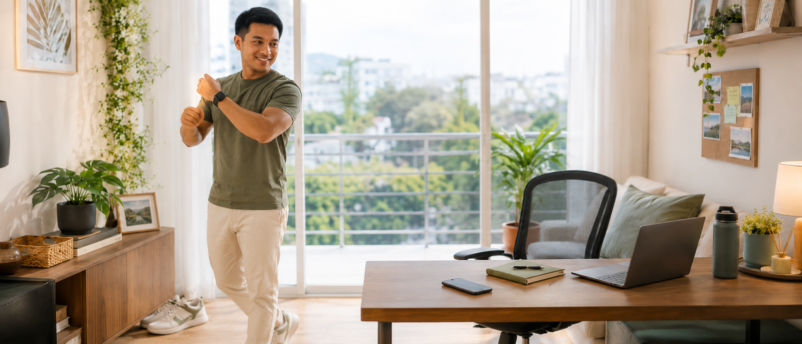 Smart Watches Step Goals And Desk Worker Motivation