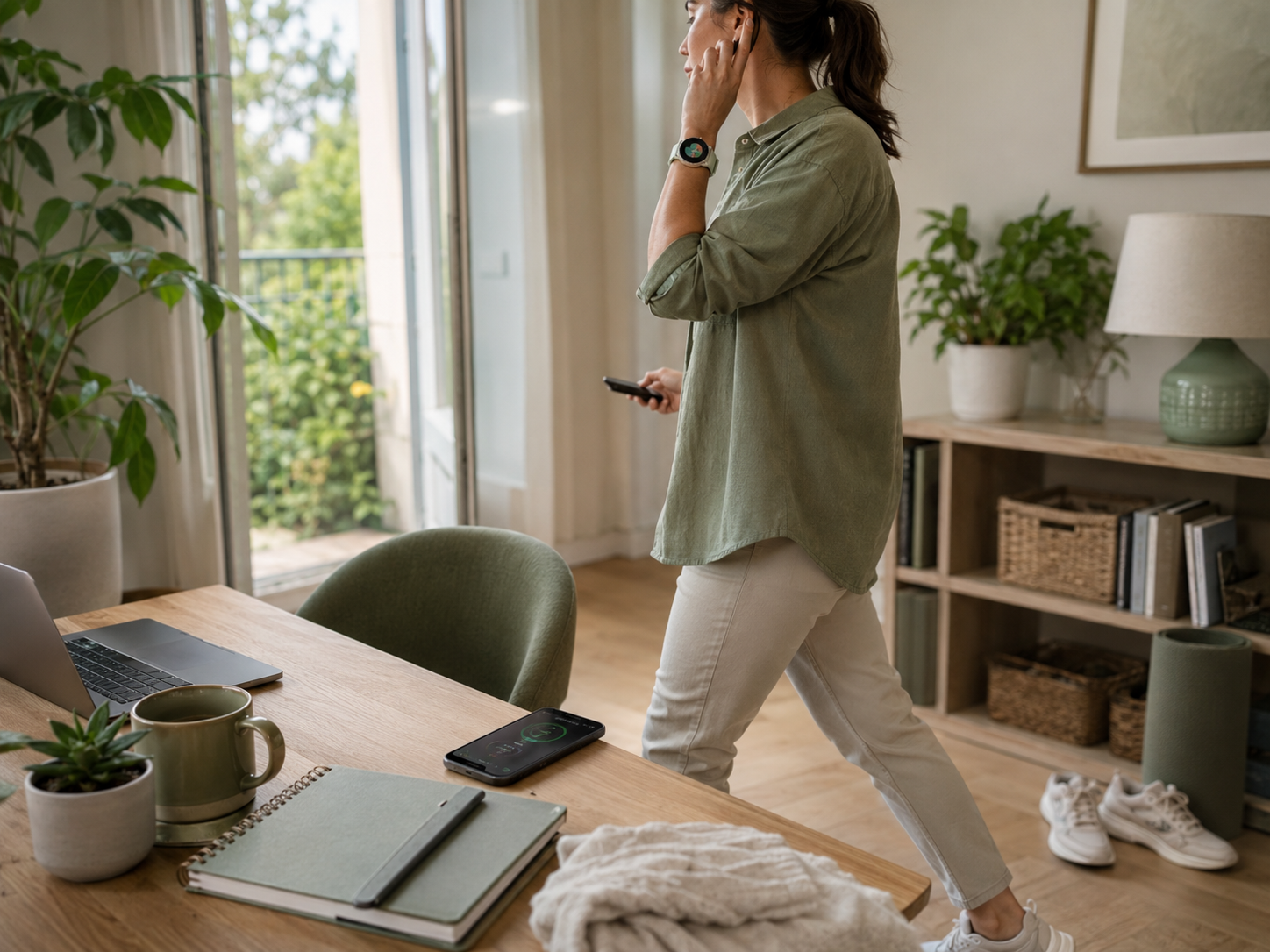 Smart Watches Step Goals And Desk Worker Motivation