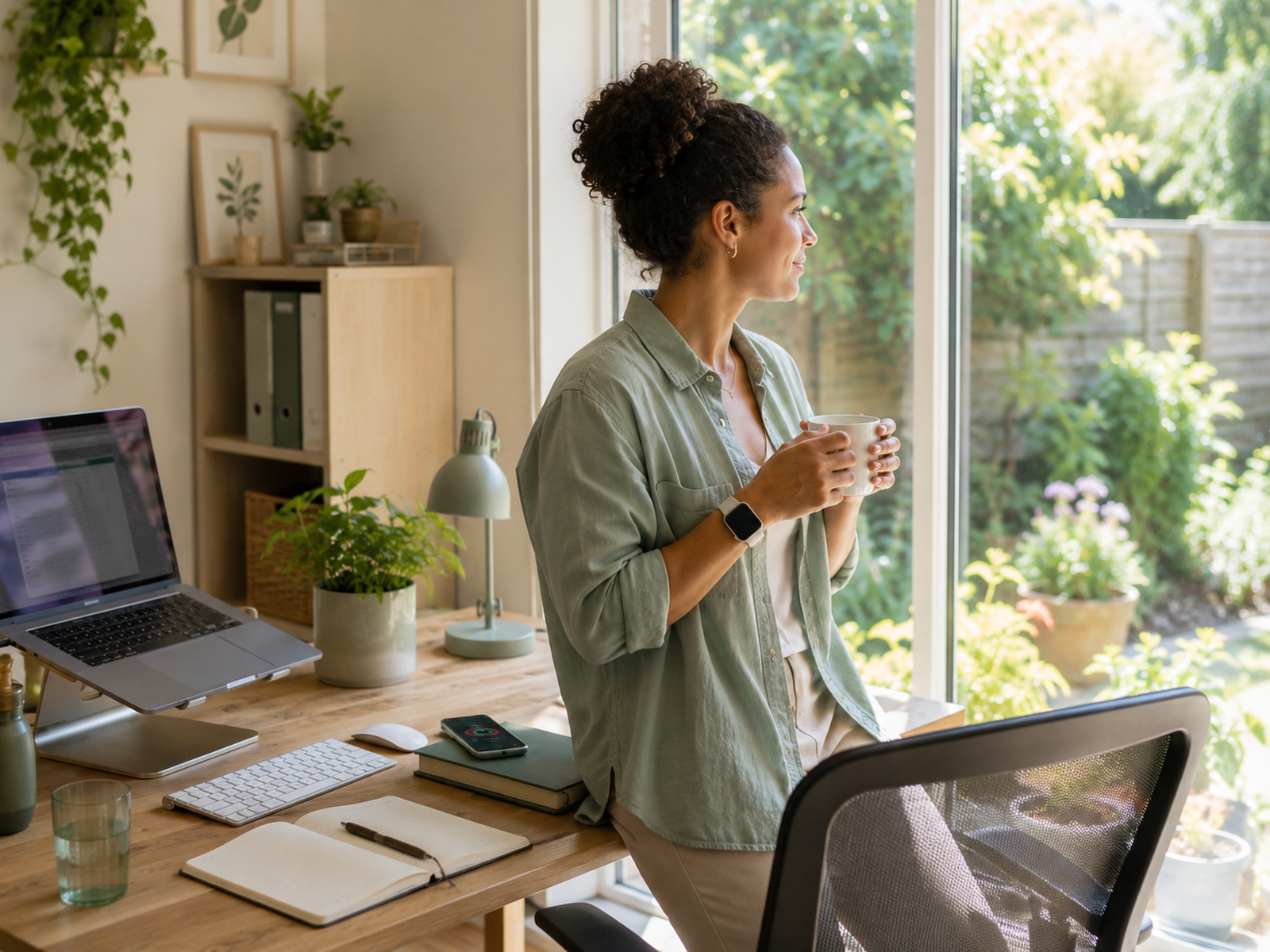 Stretching Between Emails Simple Desk Worker Reset
