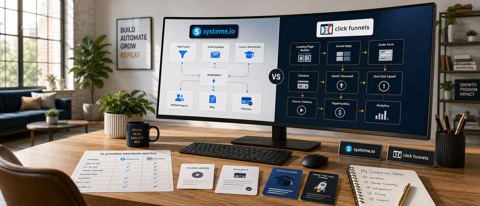 Systeme Io Vs Clickfunnels