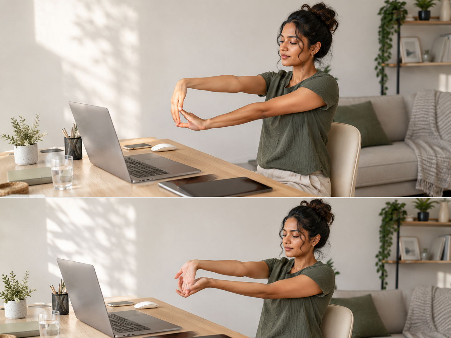 The Best Desk Stretches For Busy Workdays Supporting Wrist And Forearm Stretches