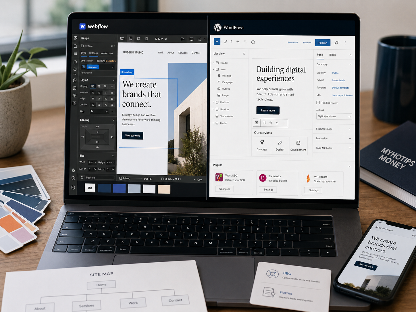 Webflow Vs Wordpress