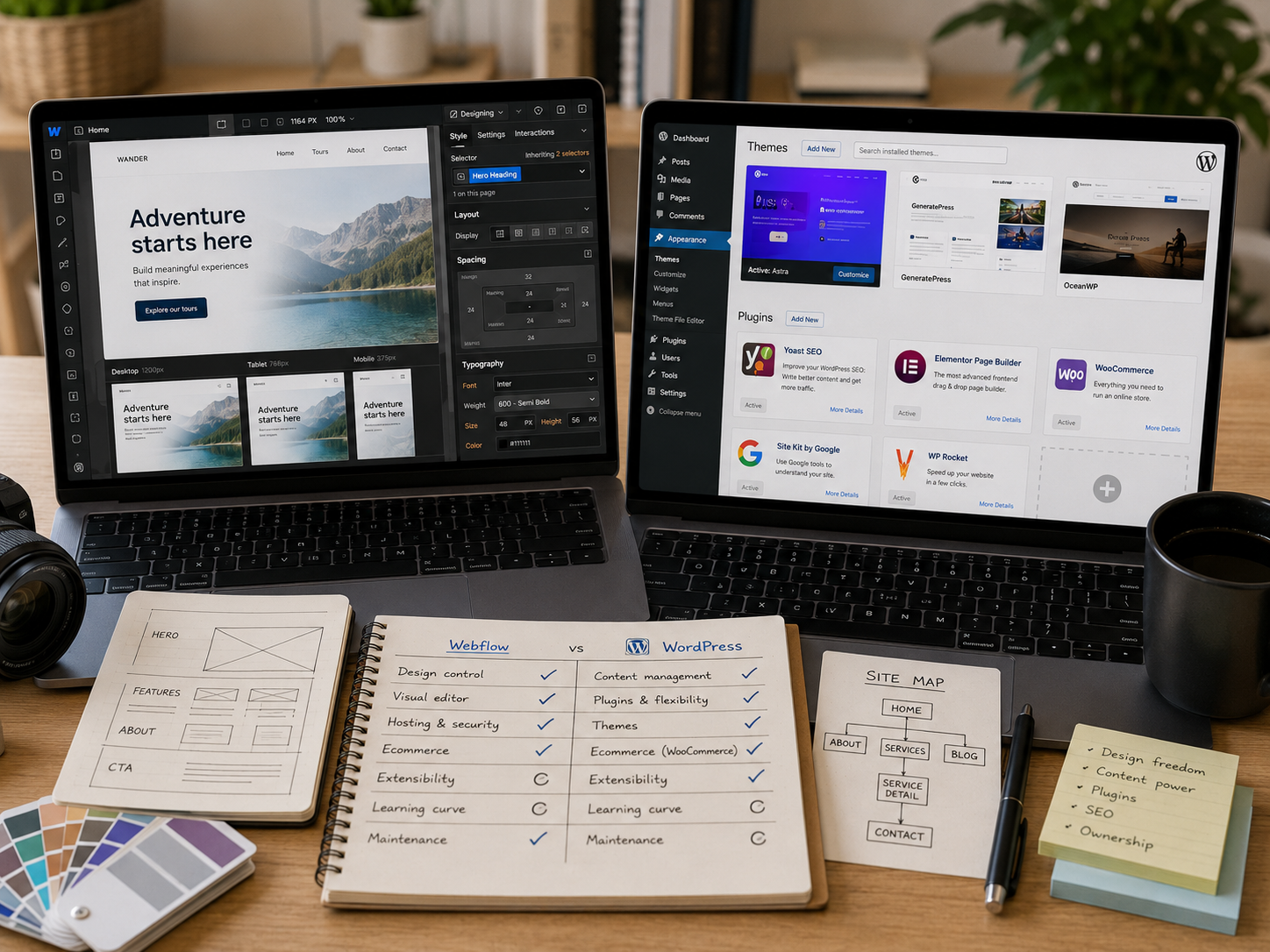 Webflow Vs Wordpress